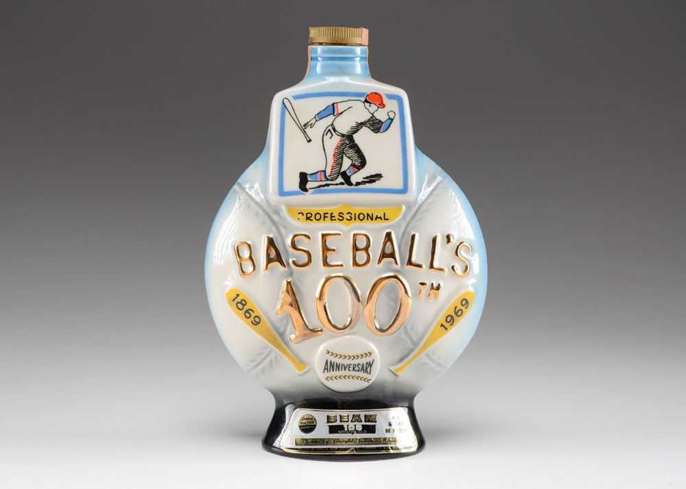 18691969 Jim Beam Ceramic Baseball Decanter EBTH
